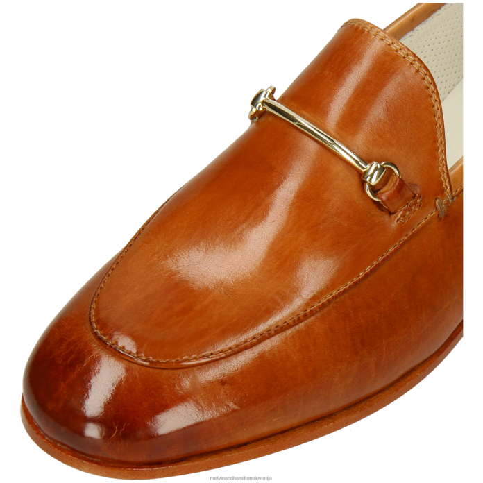 Melvin & Hamilton loaferji svetlo rjava ženske scarlett 22 FLJ6L1398