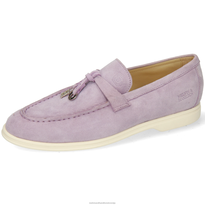 Melvin & Hamilton loaferji vijolična ženske adley 3 FLJ6L1361