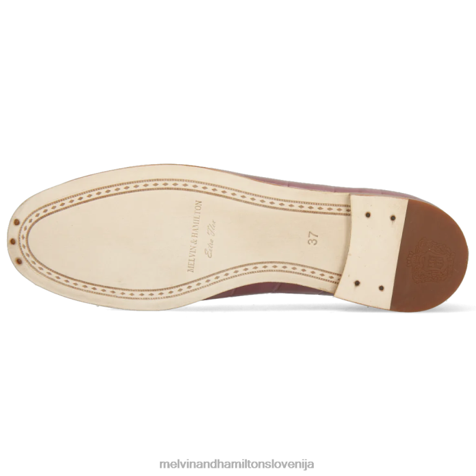 Melvin & Hamilton loaferji vijolična ženske scarlett 3 FLJ6L1434