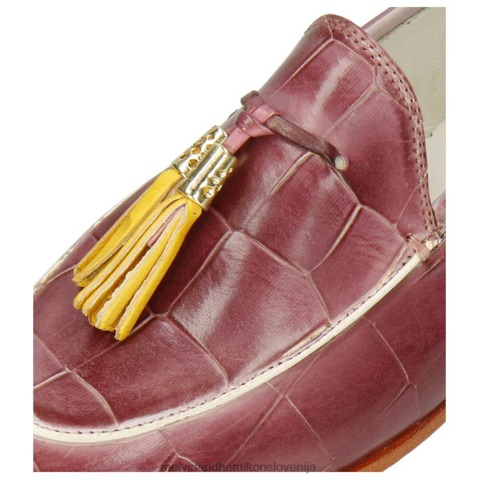 Melvin & Hamilton loaferji vijolična ženske scarlett 3 FLJ6L1434