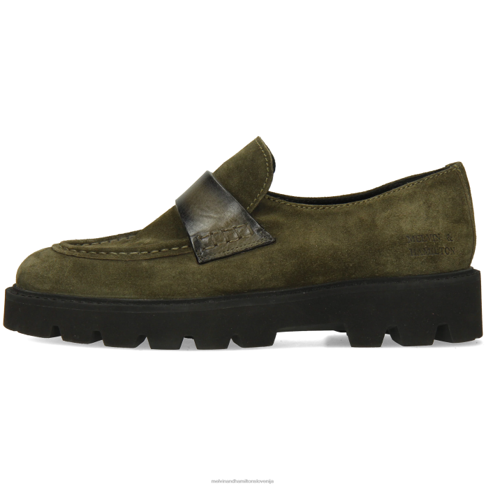 Melvin & Hamilton loaferji zelena ženske žad 58 FLJ6L1327