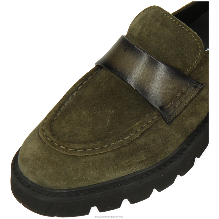 Melvin & Hamilton loaferji zelena ženske žad 58 FLJ6L1327