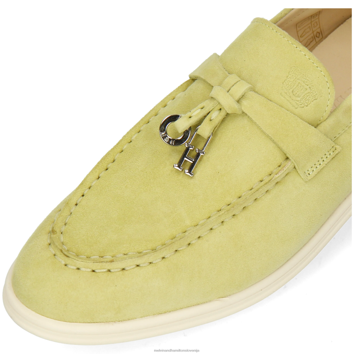 Melvin & Hamilton loaferji zelena ženske adley 3 FLJ6L1326