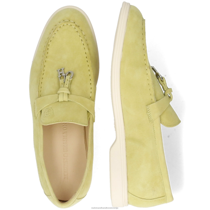 Melvin & Hamilton loaferji zelena ženske adley 3 FLJ6L1326