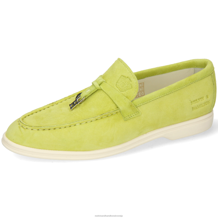 Melvin & Hamilton loaferji zelena ženske adley 3 FLJ6L1333
