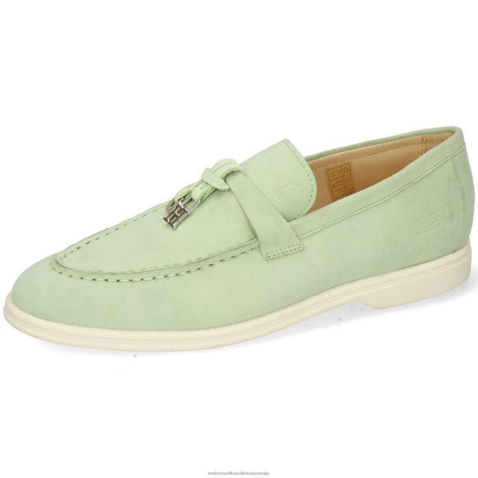 Melvin & Hamilton loaferji zelena ženske adley 3 FLJ6L1372