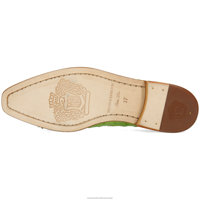 Melvin & Hamilton loaferji zelena ženske emma 11 FLJ6L1382