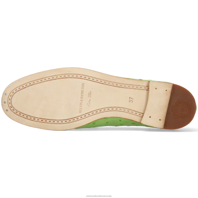 Melvin & Hamilton loaferji zelena ženske scarlett 22 FLJ6L1345