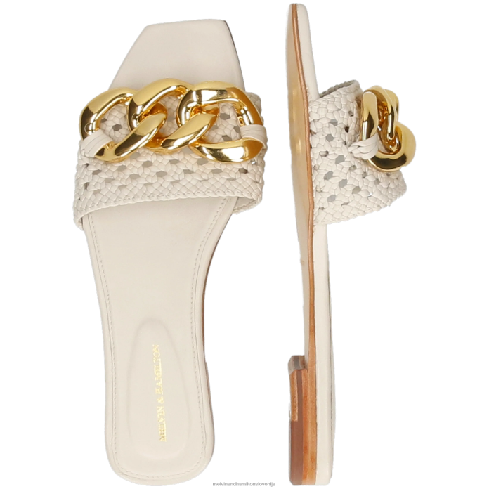 Melvin & Hamilton mule bež ženske brooke 12 FLJ6L1615