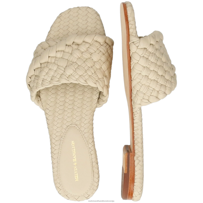 Melvin & Hamilton mule bež ženske elodie 53 FLJ6L1598