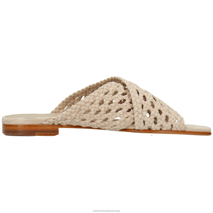 Melvin & Hamilton mule bež ženske elodie 62 FLJ6L1602