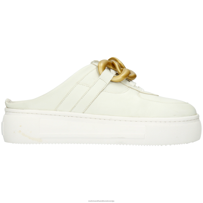 Melvin & Hamilton mule bela ženske jantar 24 FLJ6L1591