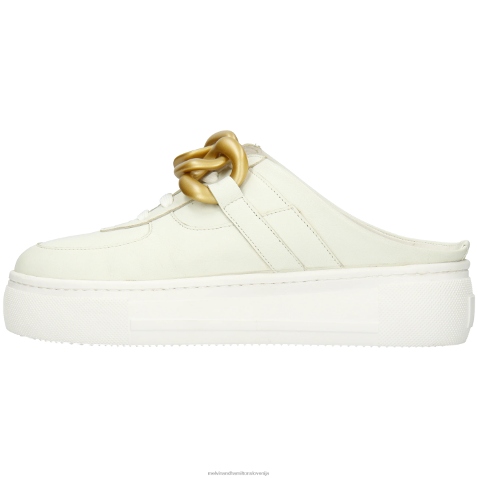 Melvin & Hamilton mule bela ženske jantar 24 FLJ6L1591