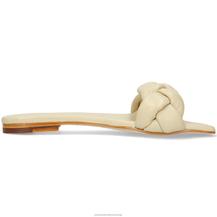 Melvin & Hamilton mule bela ženske sandrina 3 FLJ6L1619