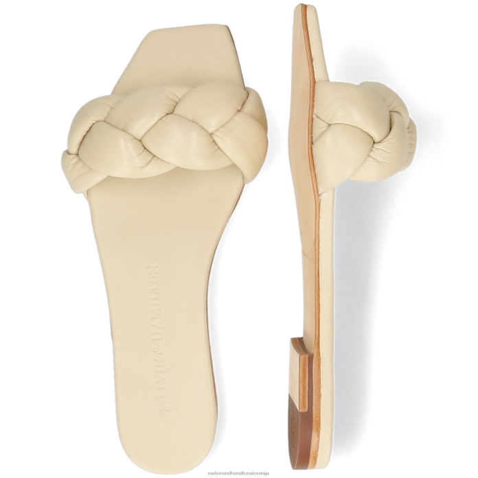 Melvin & Hamilton mule bela ženske sandrina 3 FLJ6L1619