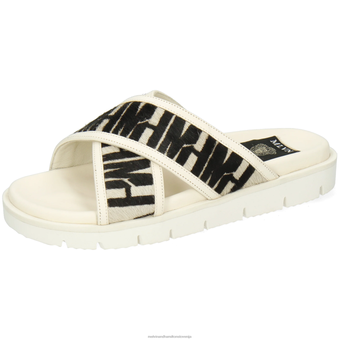 Melvin & Hamilton mule bela ženske wilma 9 FLJ6L1657