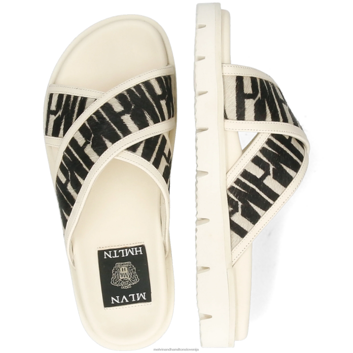 Melvin & Hamilton mule bela ženske wilma 9 FLJ6L1657