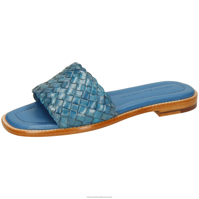 Melvin & Hamilton mule modra ženske elodie 65 FLJ6L1586