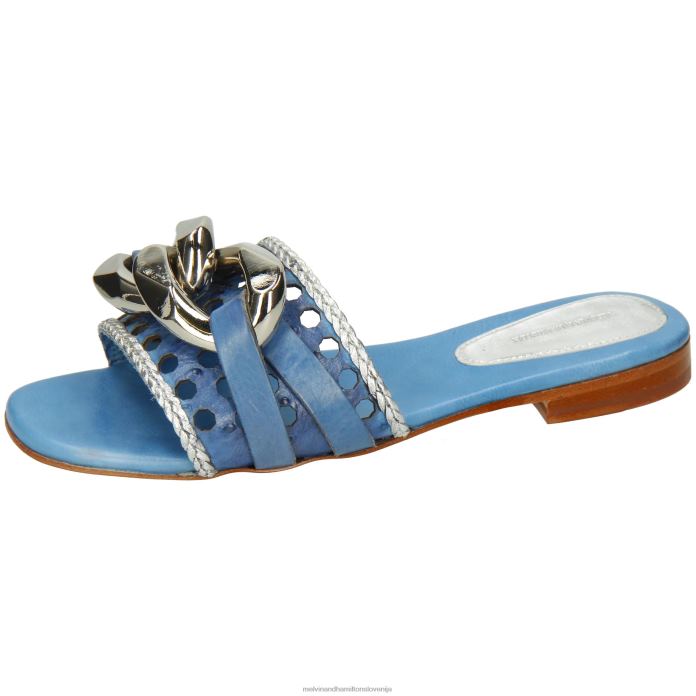 Melvin & Hamilton mule modra ženske nikita 33 FLJ6L1537