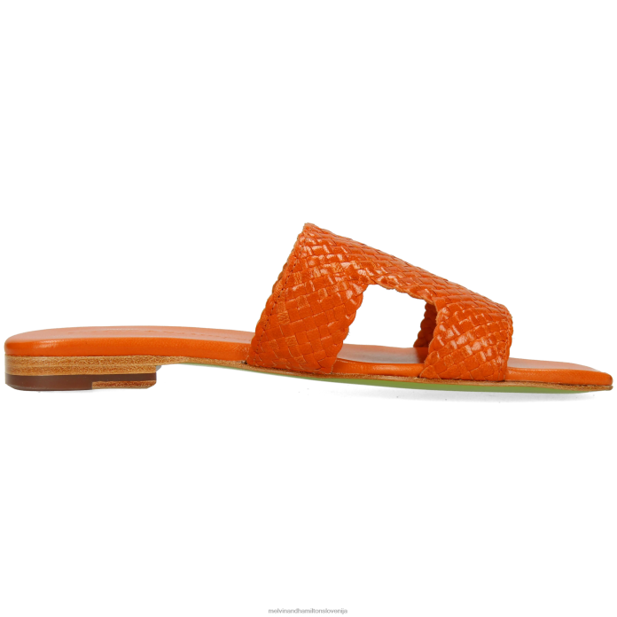 Melvin & Hamilton mule oranžna ženske brooke 7 FLJ6L1616