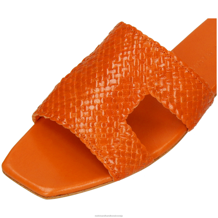 Melvin & Hamilton mule oranžna ženske brooke 7 FLJ6L1616