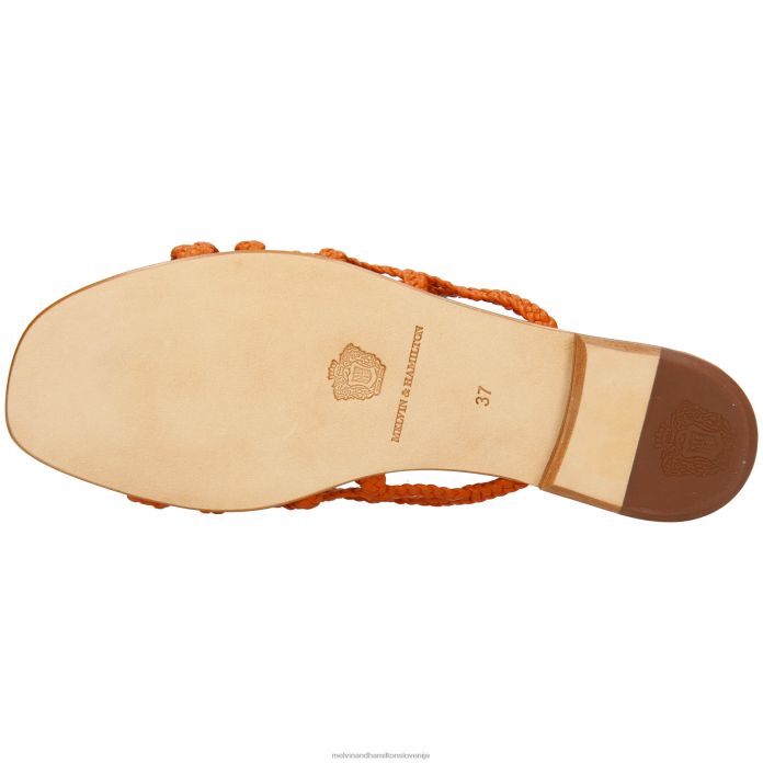 Melvin & Hamilton mule oranžna ženske elodie 64 FLJ6L1559