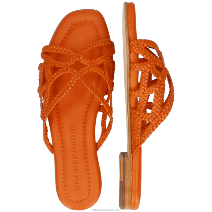Melvin & Hamilton mule oranžna ženske elodie 64 FLJ6L1559