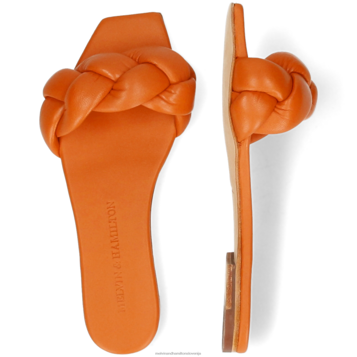 Melvin & Hamilton mule oranžna ženske sandrina 3 FLJ6L1536