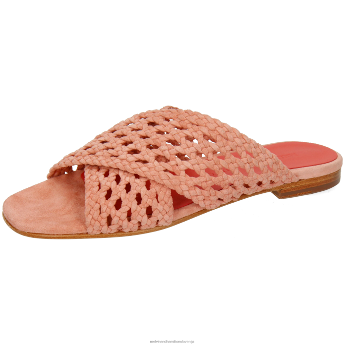 Melvin & Hamilton mule rdeča ženske elodie 62 FLJ6L1607