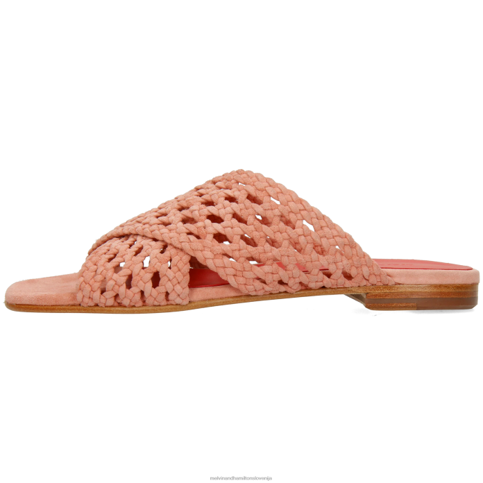 Melvin & Hamilton mule rdeča ženske elodie 62 FLJ6L1607