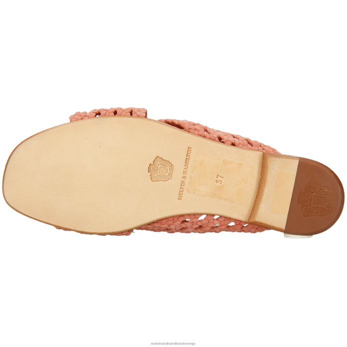 Melvin & Hamilton mule rdeča ženske elodie 62 FLJ6L1607