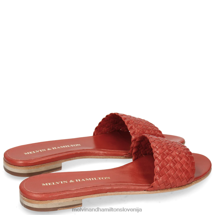 Melvin & Hamilton mule rdeča ženske hanna 26 FLJ6L1772