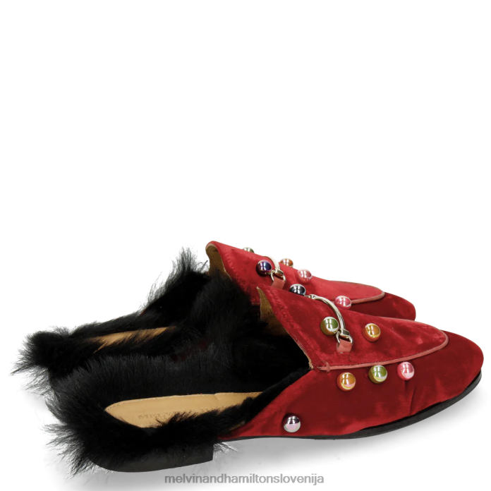 Melvin & Hamilton mule rdeča ženske scarlett 4 FLJ6L1751