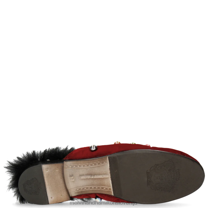 Melvin & Hamilton mule rdeča ženske scarlett 4 FLJ6L1751