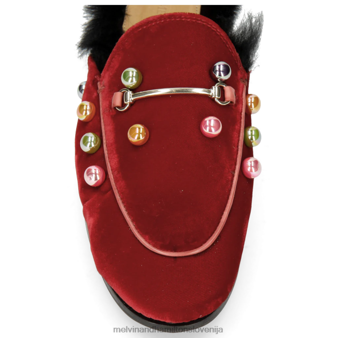 Melvin & Hamilton mule rdeča ženske scarlett 4 FLJ6L1751