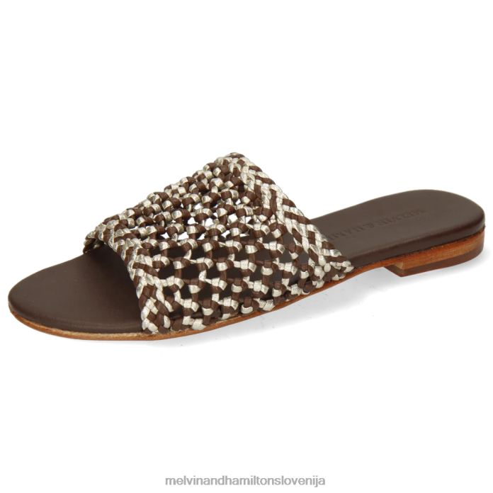 Melvin & Hamilton mule rjav ženske hana 64 FLJ6L1716