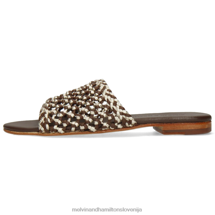 Melvin & Hamilton mule rjav ženske hana 64 FLJ6L1716