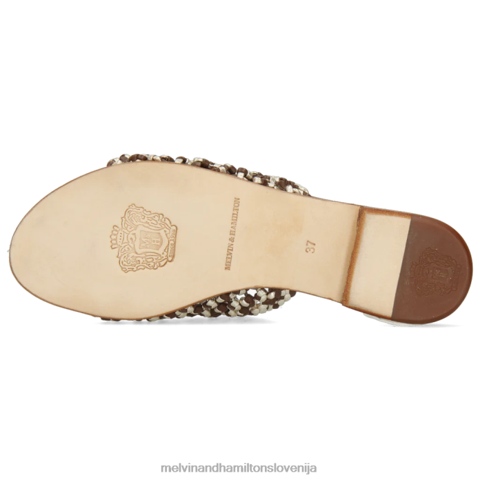Melvin & Hamilton mule rjav ženske hana 64 FLJ6L1716