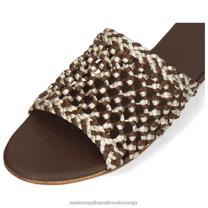 Melvin & Hamilton mule rjav ženske hana 64 FLJ6L1716