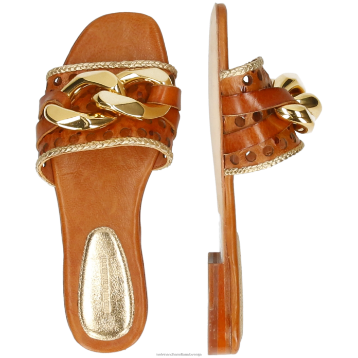 Melvin & Hamilton mule rjav ženske nikita 33 FLJ6L1535