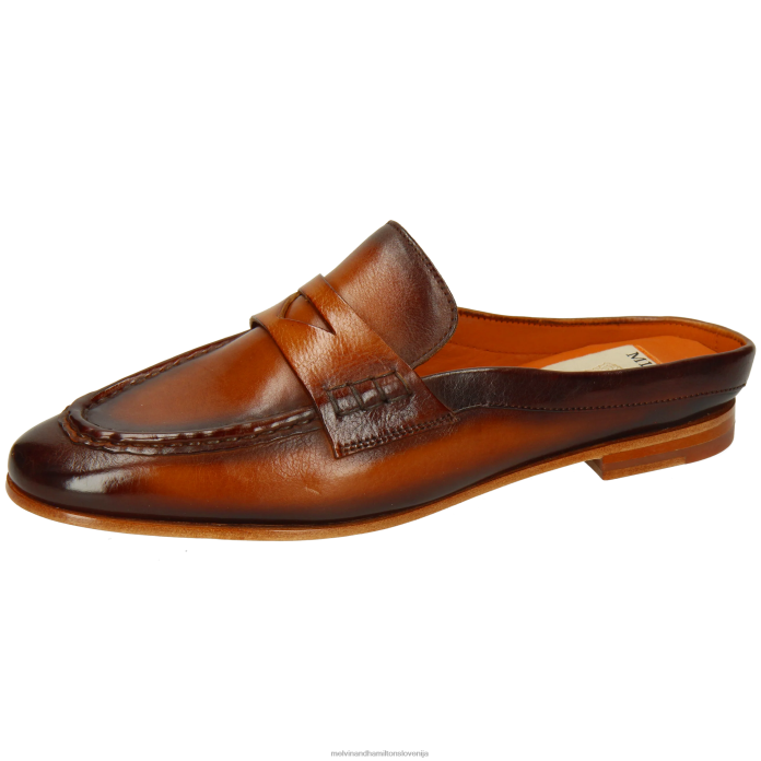 Melvin & Hamilton mule rjav ženske scarlett 71 FLJ6L1549