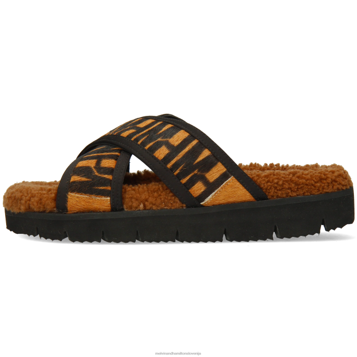 Melvin & Hamilton mule rjav ženske wilma 9 FLJ6L1639