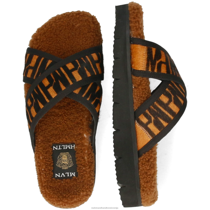 Melvin & Hamilton mule rjav ženske wilma 9 FLJ6L1639