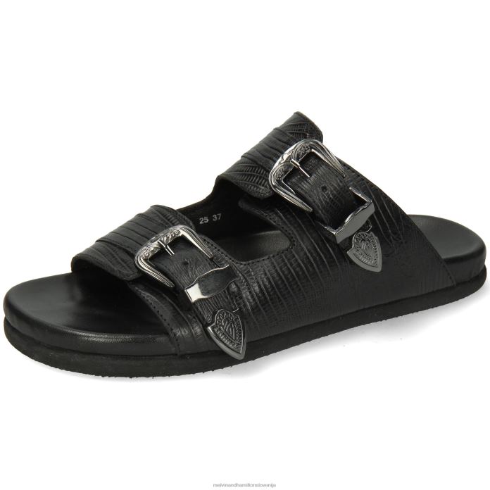 Melvin & Hamilton mule Črna ženske Vilma 25 FLJ6L1767