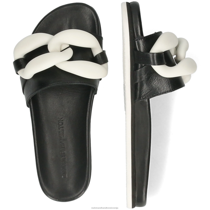 Melvin & Hamilton mule Črna ženske Vilma 26 FLJ6L1655