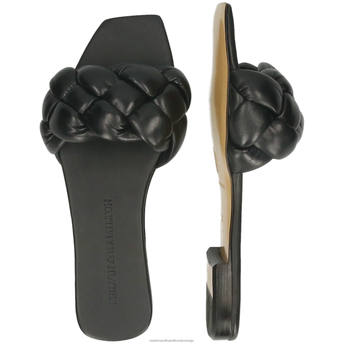 Melvin & Hamilton mule Črna ženske brooke 10 FLJ6L1569