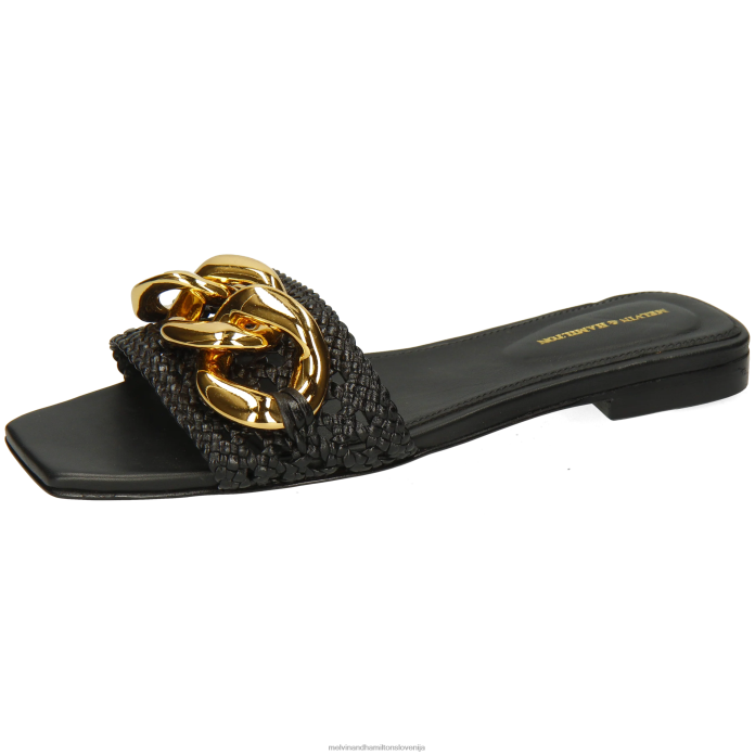 Melvin & Hamilton mule Črna ženske brooke 12 FLJ6L1575