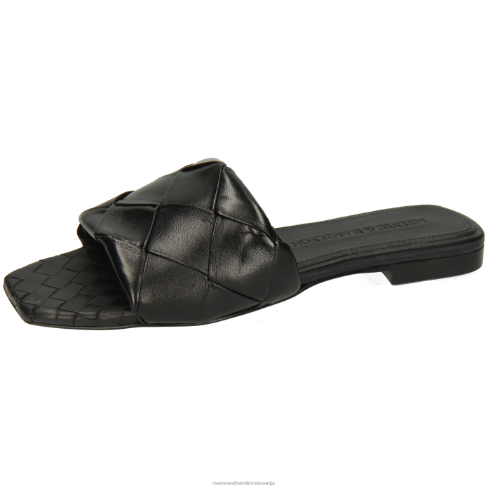 Melvin & Hamilton mule Črna ženske brooke 9 FLJ6L1557