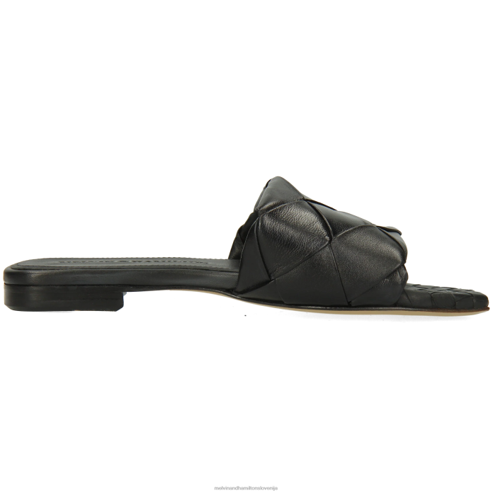 Melvin & Hamilton mule Črna ženske brooke 9 FLJ6L1557
