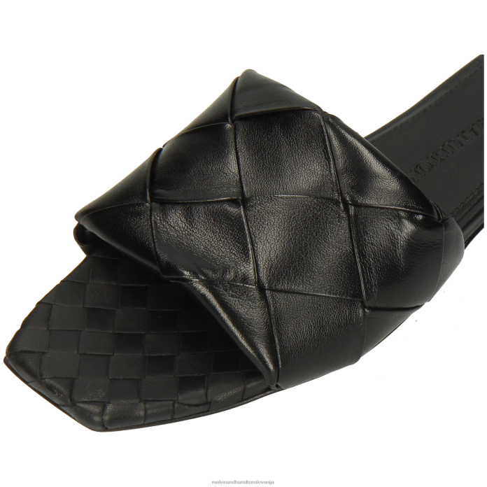 Melvin & Hamilton mule Črna ženske brooke 9 FLJ6L1557